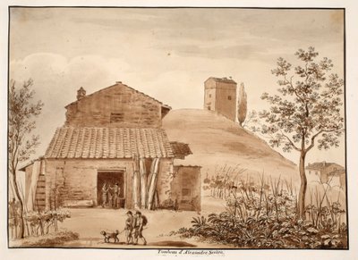 Tomb of Alexander Severus, 1833 by Agostino Tofanelli